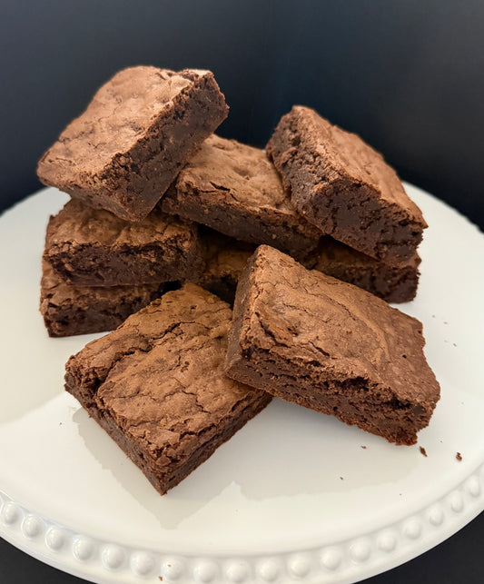 One Dozen Chocolate Brownies